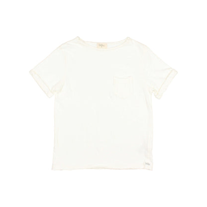 Pocket Linen T-Shirt - White