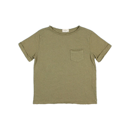 Pocket Linen T-Shirt - Kaki