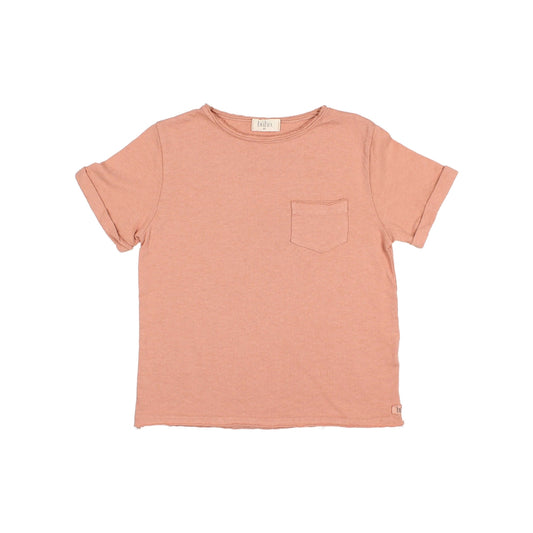 Pocket Linen T-Shirt - Rose Clay