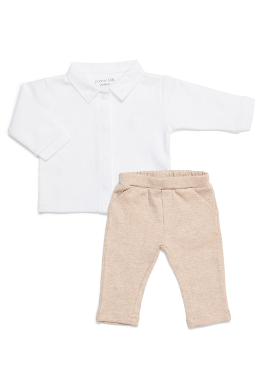 2-delige baby set Camel