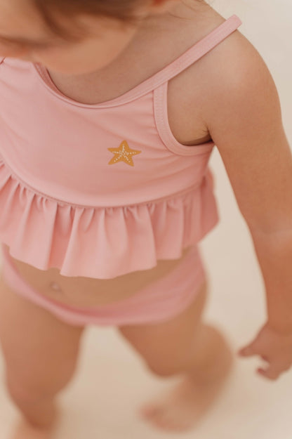 Bikini with ruffle - Pink