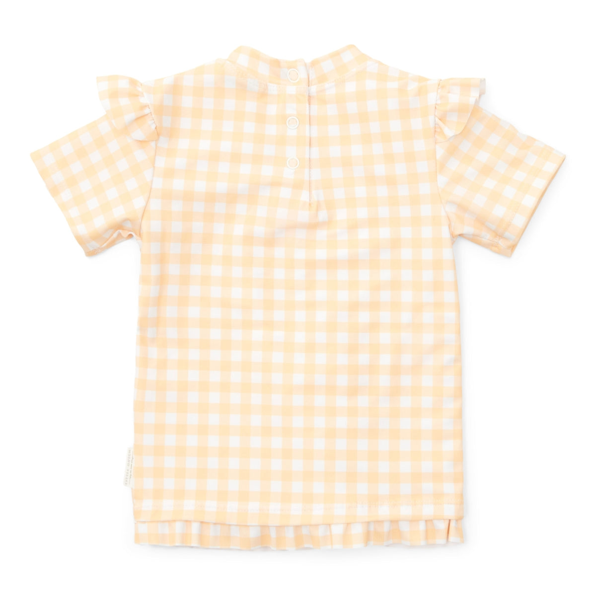 Swim T-Shirt - Yellow Check
