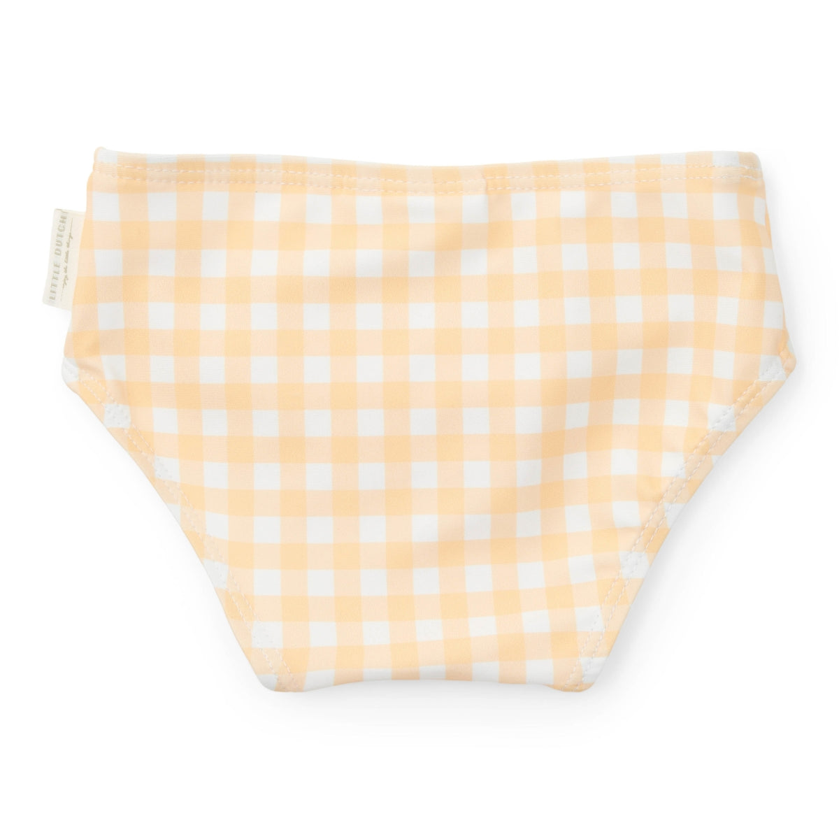 Bikini with ruffle - Yellow Check