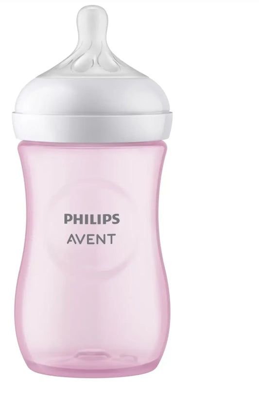Natural 3.0 zuigfles 260 ml Roze