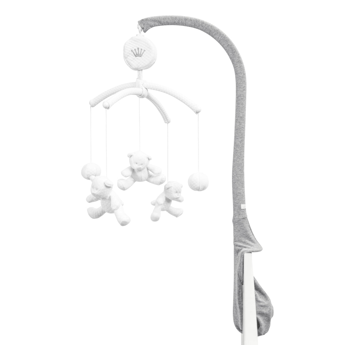 musical mobile OSCAR CRYSTAL GREY