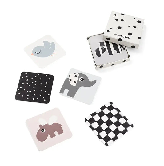 Baby Contrast Cards 10-pack - Elphee - Colour Mix