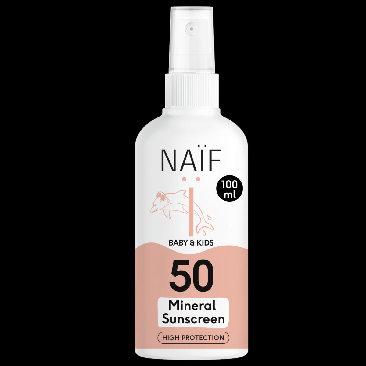 Minerale Zonnebrandspray voor Baby & Kids Factor 50 100ML