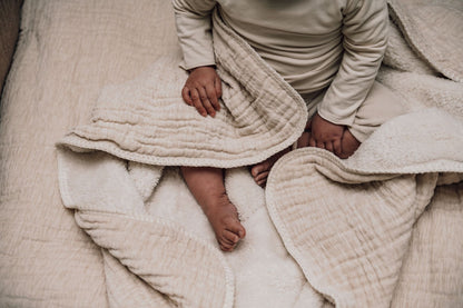 Omslagdoek Teddy Rivoli - Warm White