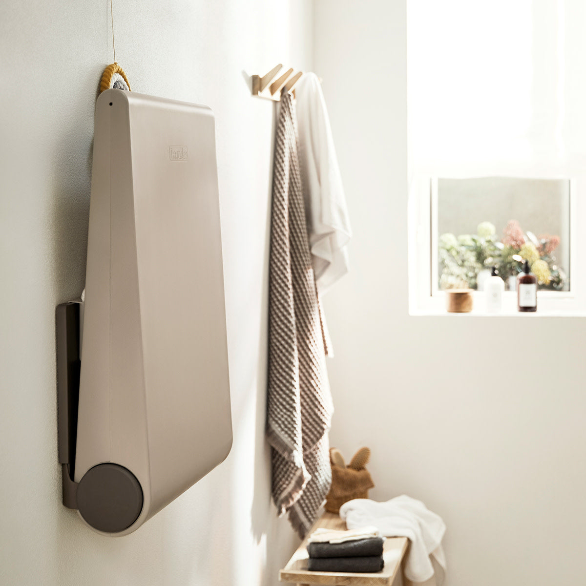 Wally Wall mount changing table - Cappuccino