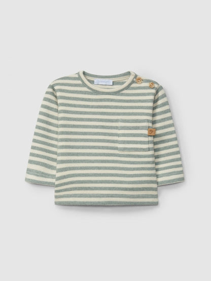Stripes Sweatshirt Petrol Blue