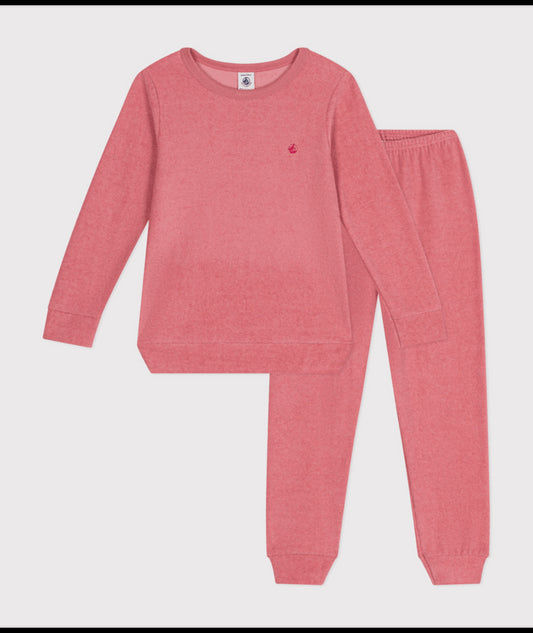 Kinderpyjama van Bouclé Badstof