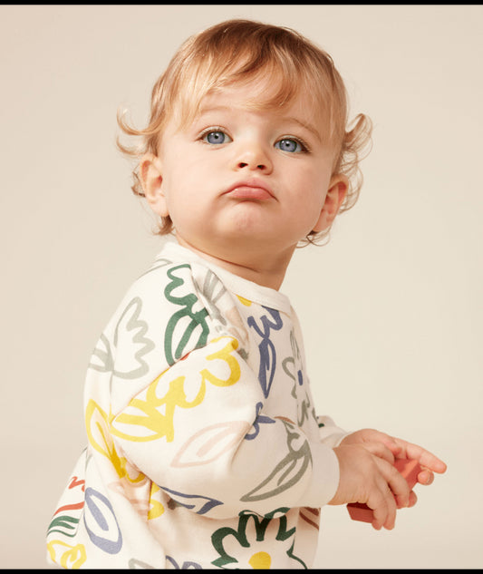 Fleece sweater voor baby's - Print