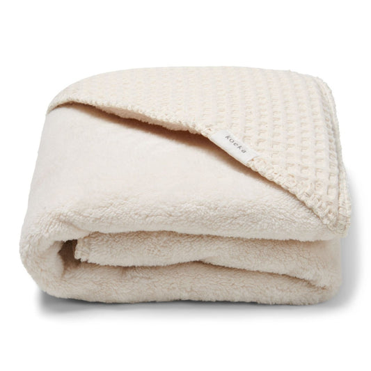 Omslagdoek Wafel/teddy Oslo - Natural