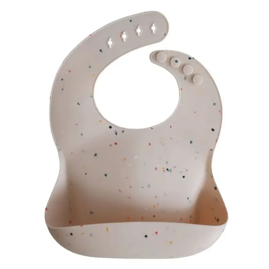 Silicone Bib - Vanilla Confetti