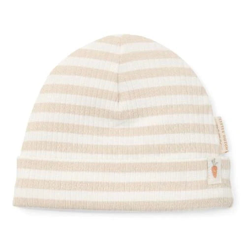 Babymuts Stripe Sand White