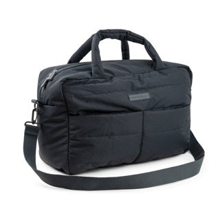 Quilted changing bag Black