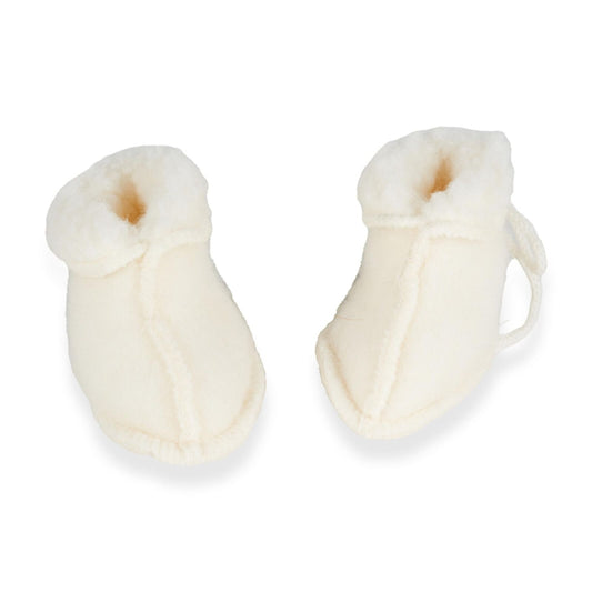 Slofjes Mini Merino - Cream