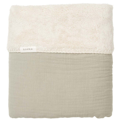 Ledikantdeken Teddy Faro - Sage