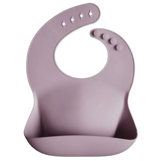 Silicone Bib - Pale Mauve