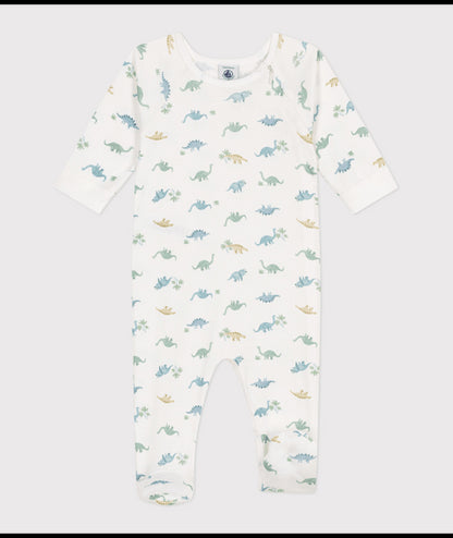 Katoenen pyjama met dinosaurusprint