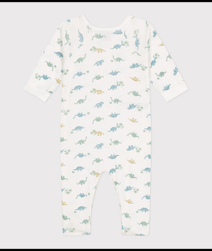 Katoenen pyjama met dinosaurusprint