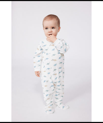 Katoenen pyjama met dinosaurusprint