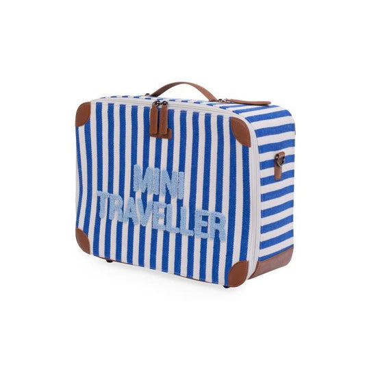 Mini Traveller Kinderkoffer - Stripes Electric Blue
