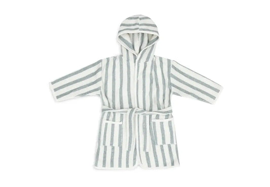 Badponcho Stripe Terry Sea Green