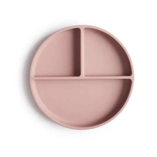 Siliconen bord met zuignap - Blush