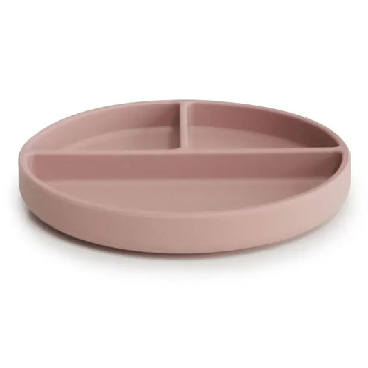 Siliconen bord met zuignap - Blush