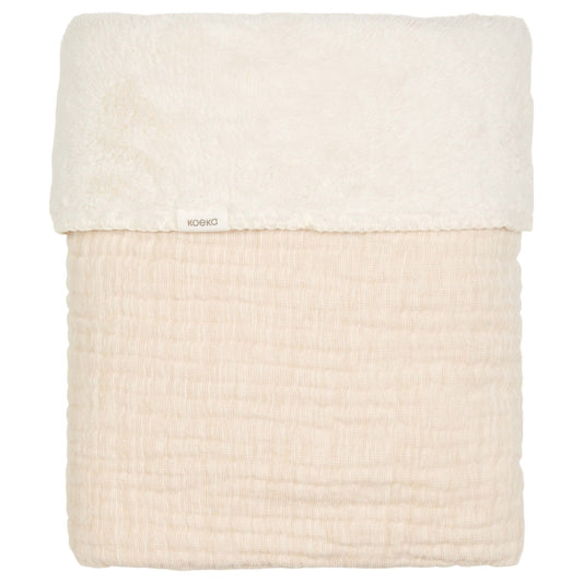 Ledikantdeken teddy Rivoli - Warm White