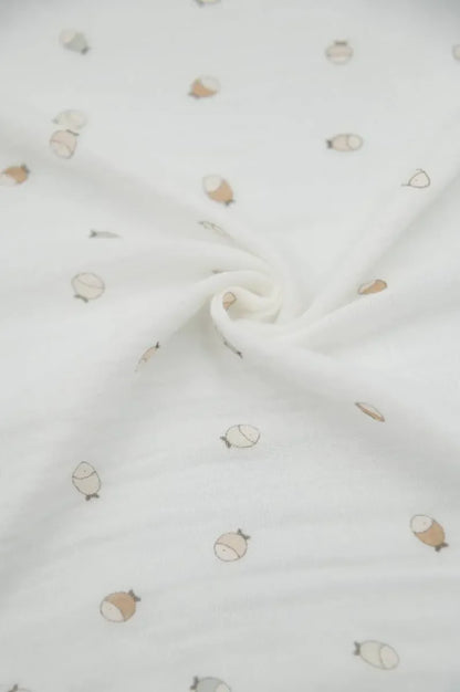Swaddle Muslin Medium multi-use 70x70cm 3-Pack - FISHES