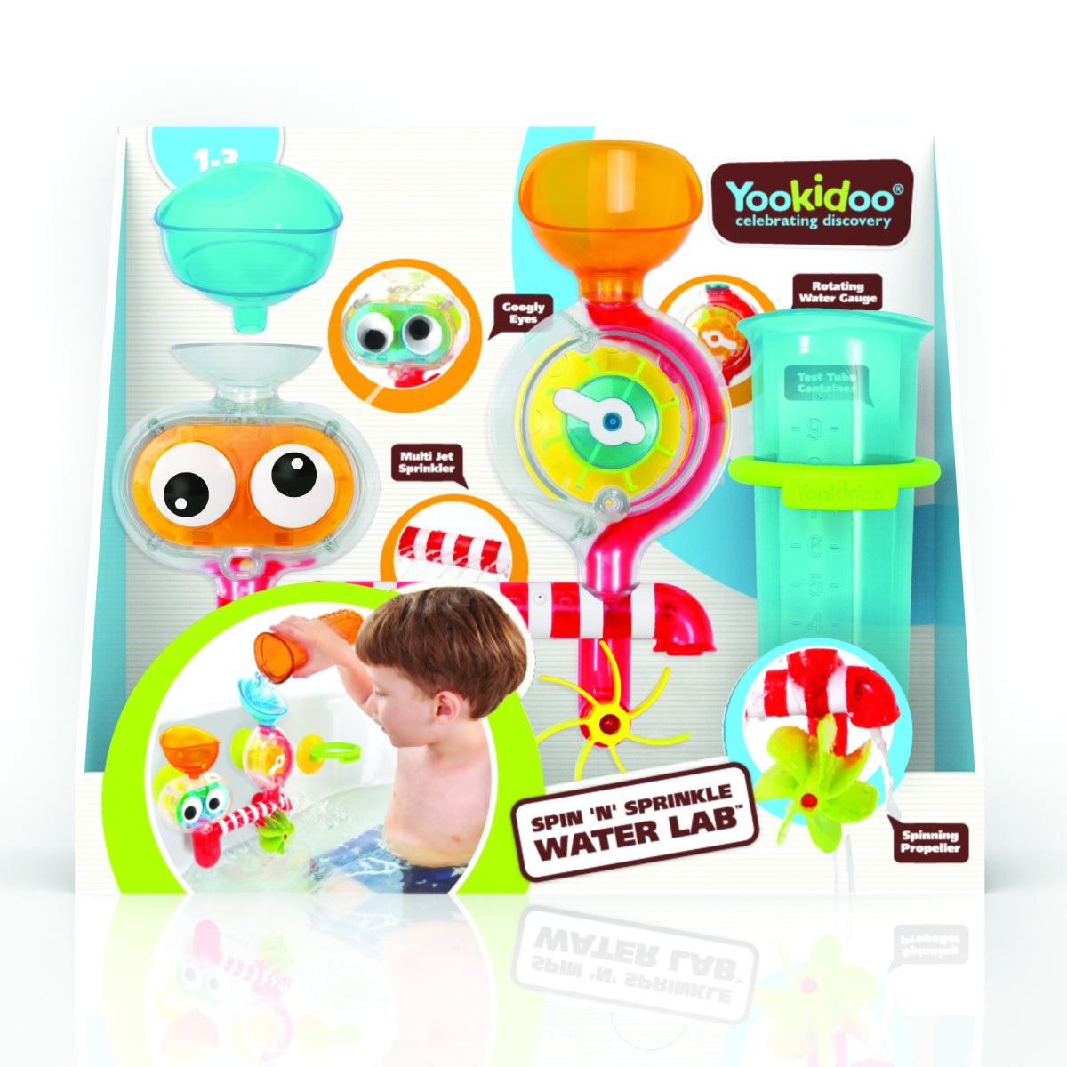Spin 'n' Sprinkle Water Lab - Transparant