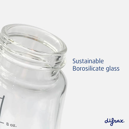 S-Fles Naturel Glas 250 ml - Cream