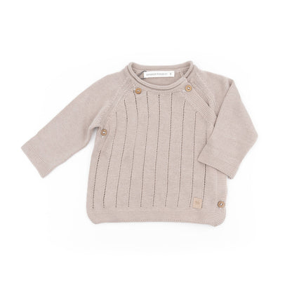 Knitted cross hyphens - Camel