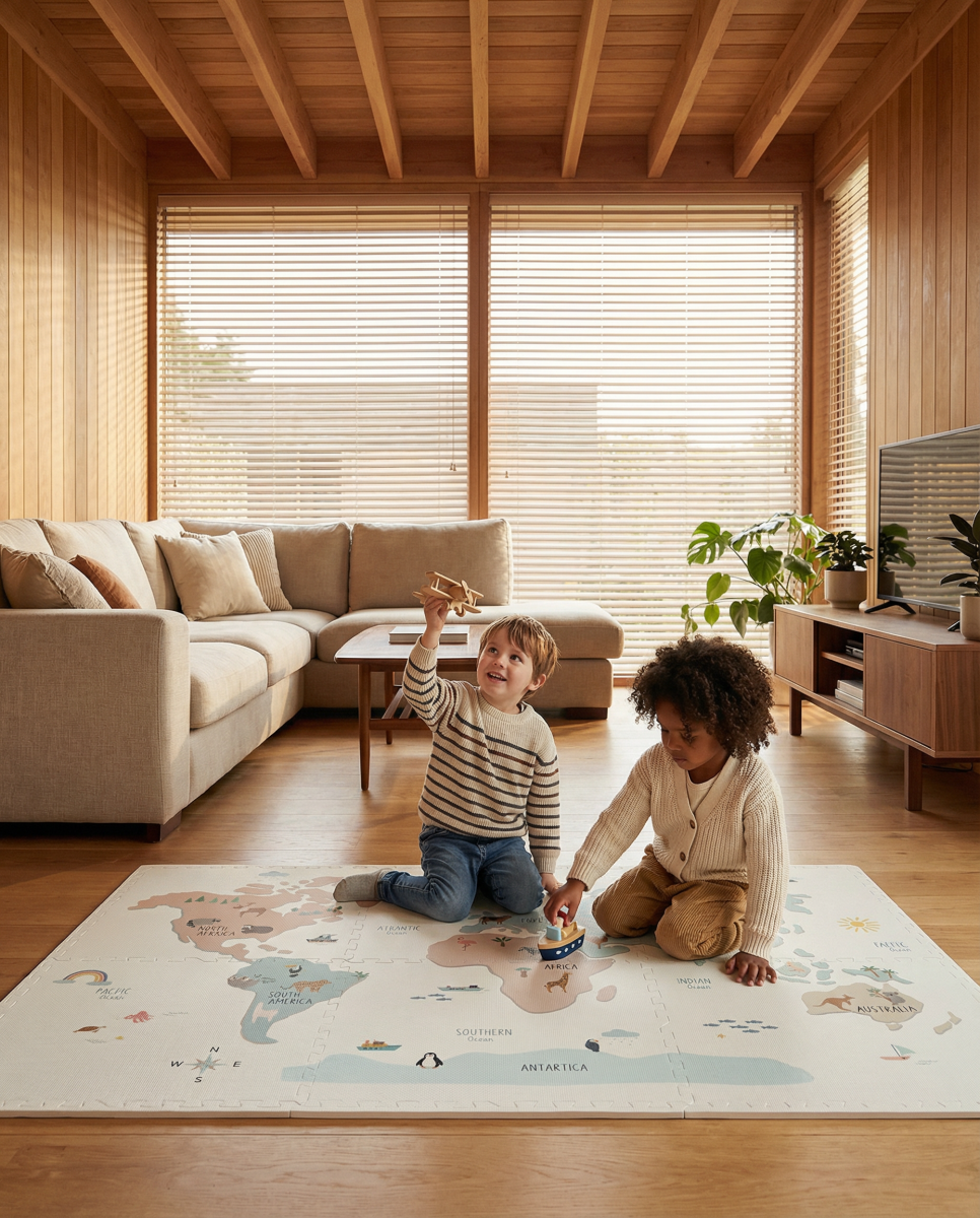 Puzzle Mat Tiloo - Worldmap
