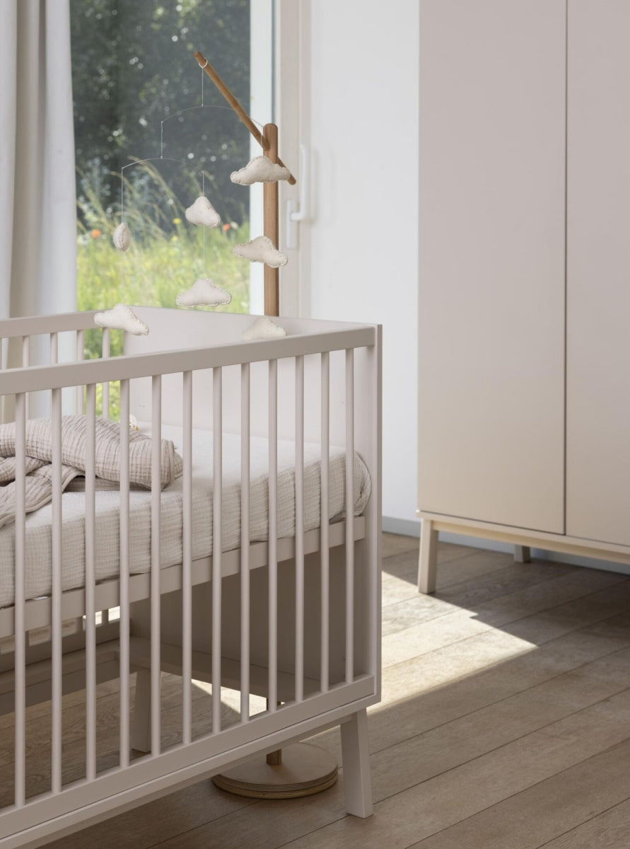 ASHI BED 120*60 CM - CLAY