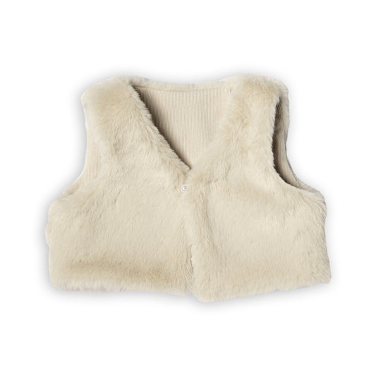 Waistcoat Fur - Sand