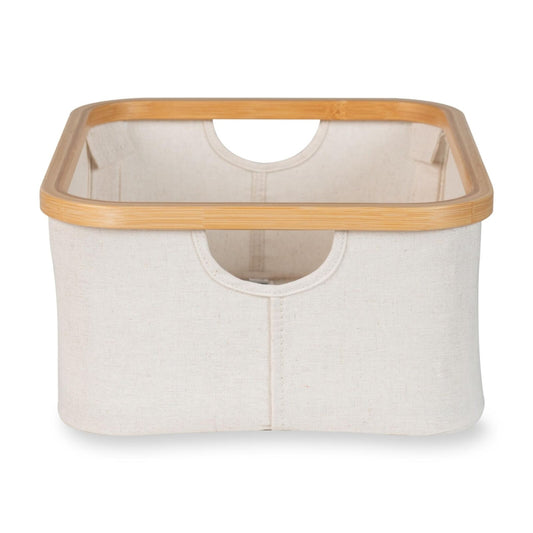 Opbergmand Badmeubel - 38 x 30 cm - Beige-Naturel