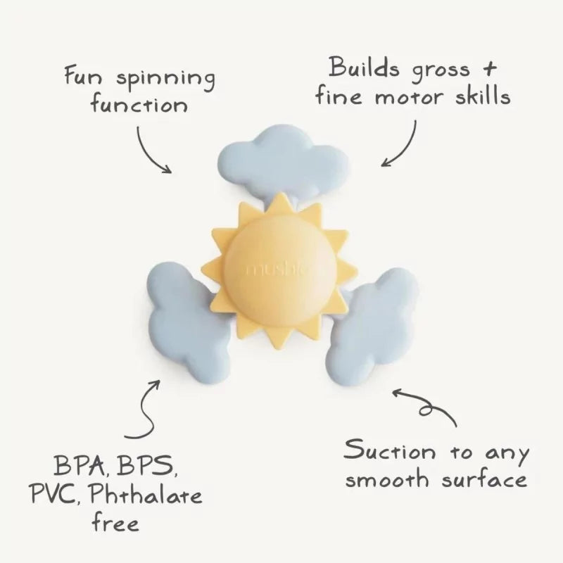Suction spinner Toy - Sunshine