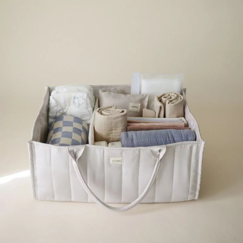 Diaper Caddy - Ivory