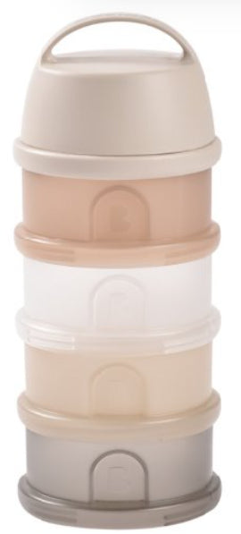 Stapelbare doseerdozen 4 compartimenten Clay