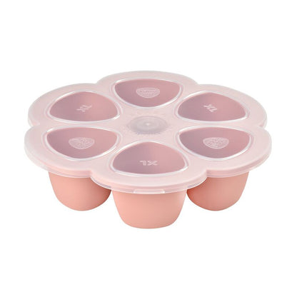 Siliconen multiporties silicone 6 x 150 ml old pink