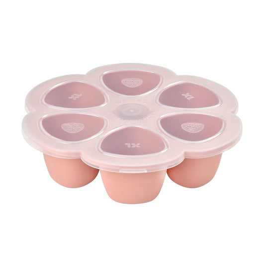 Siliconen multiporties silicone 6 x 150 ml old pink