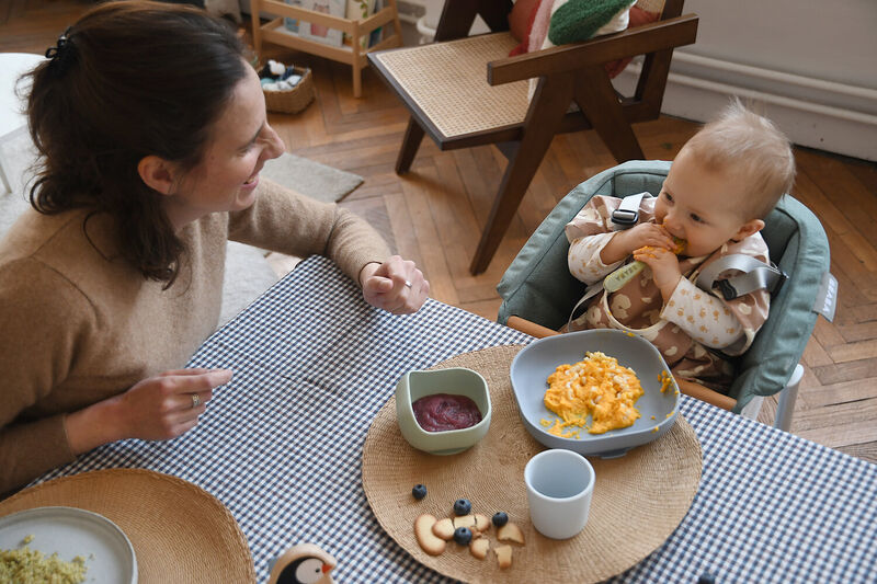 4-delig siliconen serviesset - Galet/Pebble