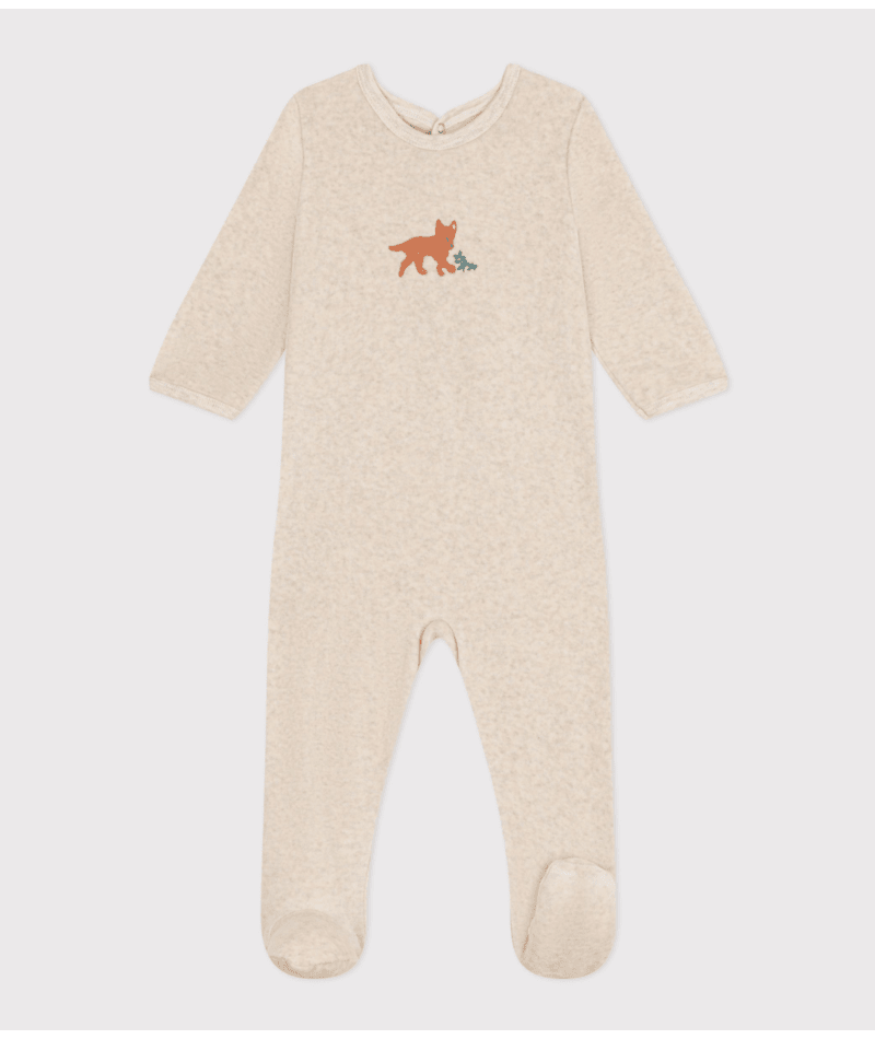 Pyjama Beige Velours Fox