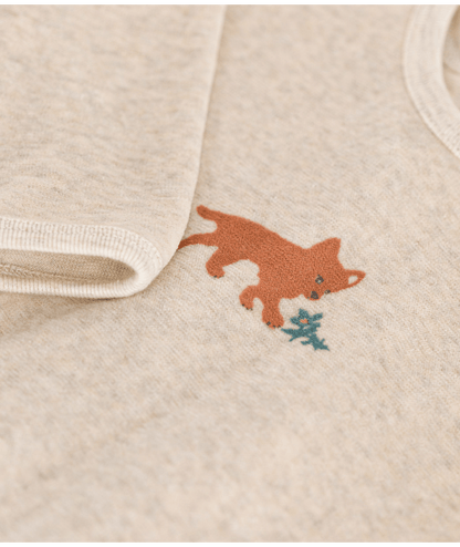 Pyjama Beige Velours Fox