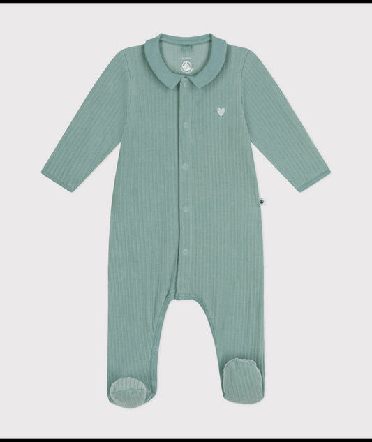 Pyjama velours groen