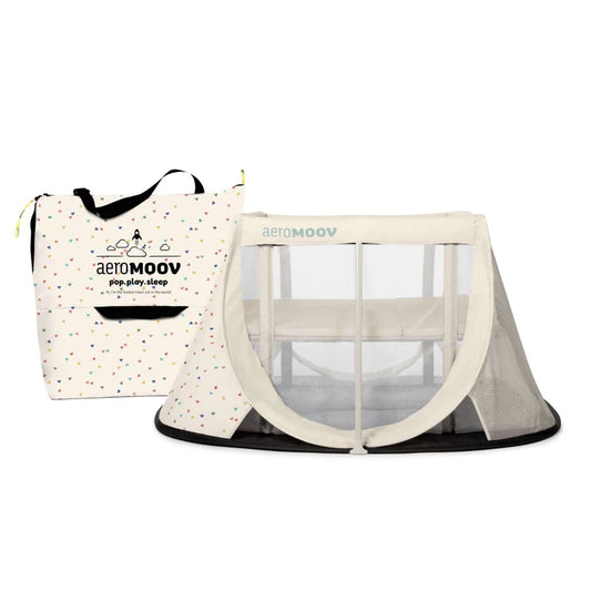 Instant travel cot - Hearts Confetti