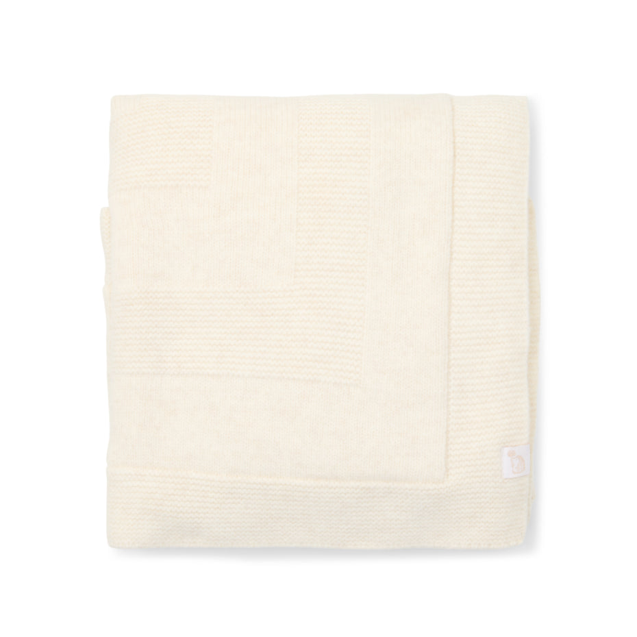 Aspen Wolmix Wiegdeken Off white